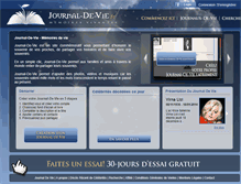 Tablet Screenshot of journal-de-vie.fr