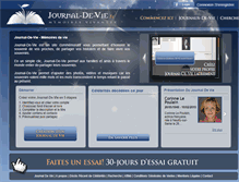 Tablet Screenshot of journal-de-vie.com